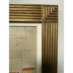 QUADRO DIPINTO ASTRATTO Guy Dessapt PAESAGGIO PORTO Nizza POSTIMPRESSIONISMO 900