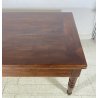 ANTICO GROSSO TAVOLO ALLUNGABILE LIBRO LEGNO NOCE tornito EPOCA 1800 NEOCLASSICO
