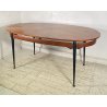 TAVOLO PRANZO DESIGN Sergio Cobolli Gigli ANNI 50 PERMANENTE CANTÙ VETRO LEGNO