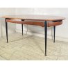 TAVOLO PRANZO DESIGN Sergio Cobolli Gigli ANNI 50 PERMANENTE CANTÙ VETRO LEGNO