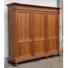 ANTICO ARMADIO PIEMONTESE 3 ANTE legno larice CASSETTI epoca 1900 GUARDAROBA