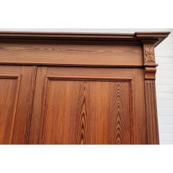 ANTICO ARMADIO PIEMONTESE 3 ANTE legno larice CASSETTI epoca 1900 GUARDAROBA