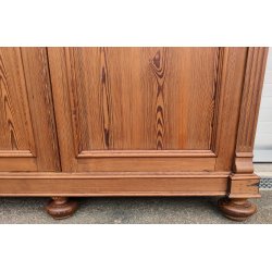 ANTICO ARMADIO PIEMONTESE 3 ANTE legno larice CASSETTI epoca 1900 GUARDAROBA