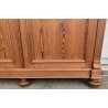 ANTICO ARMADIO PIEMONTESE 3 ANTE legno larice CASSETTI epoca 1900 GUARDAROBA