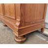 ANTICO ARMADIO PIEMONTESE 3 ANTE legno larice CASSETTI epoca 1900 GUARDAROBA