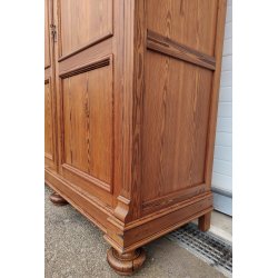 ANTICO ARMADIO PIEMONTESE 3 ANTE legno larice CASSETTI epoca 1900 GUARDAROBA