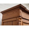 ANTICO ARMADIO PIEMONTESE 3 ANTE legno larice CASSETTI epoca 1900 GUARDAROBA