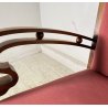 RARA POLTRONA ART DECÒ ANNI 40 LEGNO STOFFA ARMCHAIR SEDIA SALOTTO DESIGN CHAIR