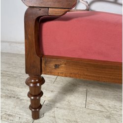 RARA POLTRONA ART DECÒ ANNI 40 LEGNO STOFFA ARMCHAIR SEDIA SALOTTO DESIGN CHAIR