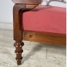 RARA POLTRONA ART DECÒ ANNI 40 LEGNO STOFFA ARMCHAIR SEDIA SALOTTO DESIGN CHAIR