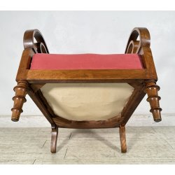 RARA POLTRONA ART DECÒ ANNI 40 LEGNO STOFFA ARMCHAIR SEDIA SALOTTO DESIGN CHAIR