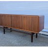 CREDENZA GRISSINATA DESIGN ANNI 70 SIDEBOARD VINTAGE LEGNO DISPENSA 6 ANTE