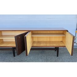 CREDENZA GRISSINATA DESIGN ANNI 70 SIDEBOARD VINTAGE LEGNO DISPENSA 6 ANTE