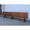 CREDENZA GRISSINATA DESIGN ANNI 70 SIDEBOARD VINTAGE LEGNO DISPENSA 6 ANTE