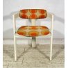 SEDIA DESIGN Augusto Savini LEGNO LACCATO POLTRONA VINTAGE ANNI 60 ARMCHAIR