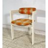 SEDIA DESIGN Augusto Savini LEGNO LACCATO POLTRONA VINTAGE ANNI 60 ARMCHAIR