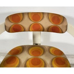 SEDIA DESIGN Augusto Savini LEGNO LACCATO POLTRONA VINTAGE ANNI 60 ARMCHAIR