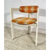 SEDIA DESIGN Augusto Savini LEGNO LACCATO POLTRONA VINTAGE ANNI 60 ARMCHAIR