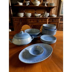 SERVIZIO PIATTI 6 pers "MARGHERITA" DESIGN A. Campi CERAMICA S.C. Richard Ginori