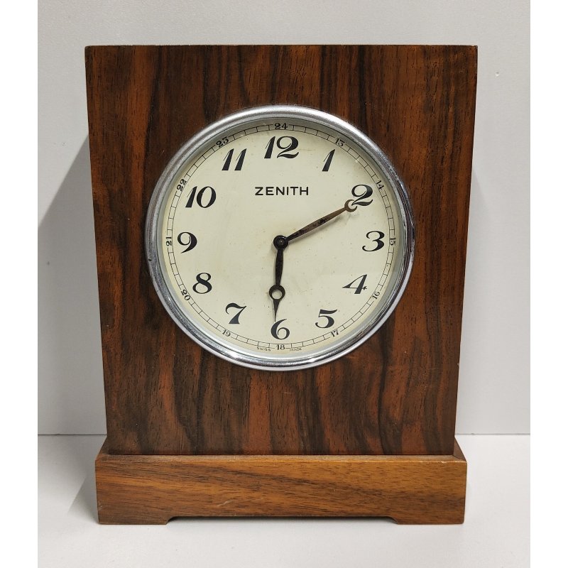 ANTICO OROLOGIO a SALVADANAIO Zenith 1953 Helvetia SUONERIA Old Sparuhr TIRELIRE