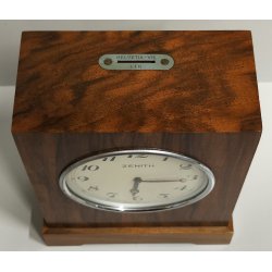 ANTICO OROLOGIO a SALVADANAIO Zenith 1953 Helvetia SUONERIA Old Sparuhr TIRELIRE