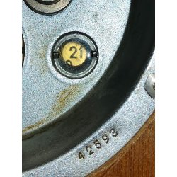 ANTICO OROLOGIO a SALVADANAIO Zenith 1953 Helvetia SUONERIA Old Sparuhr TIRELIRE