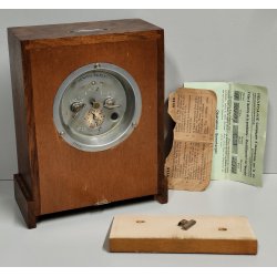 ANTICO OROLOGIO a SALVADANAIO Zenith 1953 Helvetia SUONERIA Old Sparuhr TIRELIRE