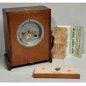 ANTICO OROLOGIO a SALVADANAIO Zenith 1953 Helvetia SUONERIA Old Sparuhr TIRELIRE