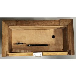 ANTICO OROLOGIO a SALVADANAIO Zenith 1953 Helvetia SUONERIA Old Sparuhr TIRELIRE