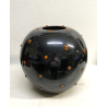 GRANDE VASO GLOBO CERAMICA S.P.I.C.A. Albisola ø 31 cm SPIGA DECO' FUTURISTA '30