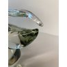 SCULTURA UCCELLO PELLICANO VETRO Murano SOMMERSO VERDE TRASPARENTE Seguso '50