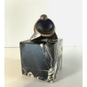 PICCOLA SCULTURA BRONZO MODERNISTA FIGURA FEMMINILE FIRMATA "GL" NUMERATA 24/30