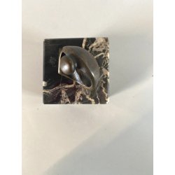 PICCOLA SCULTURA BRONZO MODERNISTA FIGURA FEMMINILE FIRMATA "GL" NUMERATA 24/30