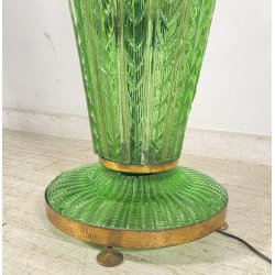 RARA FONTANA VETRO MURANO ANNI 50 FUNZIONANTE SQUALI FIORI FOGLIE VETRO SAGOMATO