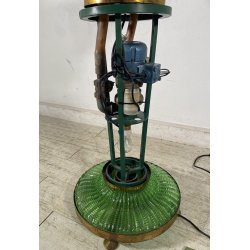 RARA FONTANA VETRO MURANO ANNI 50 FUNZIONANTE SQUALI FIORI FOGLIE VETRO SAGOMATO
