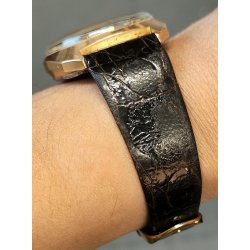 OROLOGIO POLSO DORATO Enicar Ocean Pearl Automatic AR 167D anni 70 DAY DATE