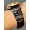 OROLOGIO POLSO DORATO Enicar Ocean Pearl Automatic AR 167D anni 70 DAY DATE