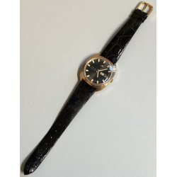 OROLOGIO POLSO DORATO Enicar Ocean Pearl Automatic AR 167D anni 70 DAY DATE