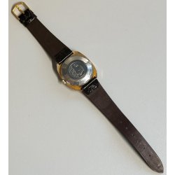 OROLOGIO POLSO DORATO Enicar Ocean Pearl Automatic AR 167D anni 70 DAY DATE