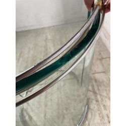 TAVOLO PRANZO ROTONDO VETRO anni 70 DESIGN ATTR. Gallotti & Radice TABLE GLASS