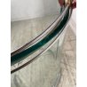 TAVOLO PRANZO ROTONDO VETRO anni 70 DESIGN ATTR. Gallotti & Radice TABLE GLASS
