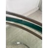 TAVOLO PRANZO ROTONDO VETRO anni 70 DESIGN ATTR. Gallotti & Radice TABLE GLASS