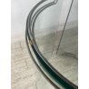 TAVOLO PRANZO ROTONDO VETRO anni 70 DESIGN ATTR. Gallotti & Radice TABLE GLASS
