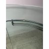 TAVOLO PRANZO ROTONDO VETRO anni 70 DESIGN ATTR. Gallotti & Radice TABLE GLASS