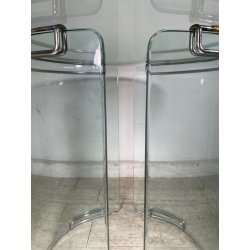 TAVOLO PRANZO ROTONDO VETRO anni 70 DESIGN ATTR. Gallotti & Radice TABLE GLASS