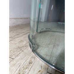 TAVOLO PRANZO ROTONDO VETRO anni 70 DESIGN ATTR. Gallotti & Radice TABLE GLASS