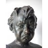 ANTICO BUSTO BRONZO BAMBINO LACRIME PIANTO STILE MEDARDO ROSSO SCULTURA STATUA