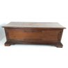 ANTICA CASSAPANCA OTTOCENTO LEGNO NOCE MASSELLO EPOCA 800 PANCA BAULE ORIGINALE