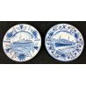 Coppia di piatti in ceramica G. MAZZOTTI, Albisola