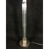 LAMPADA TERRA TAVOLO TULIPANO VETRO BIANCO DESIGN VINTAGE OLD LAMP FRANCIA 1960